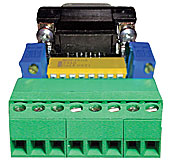 Broadcast Tools COP-2 – DB-9 to Terminal Block Adapter w/ Level Trimmers