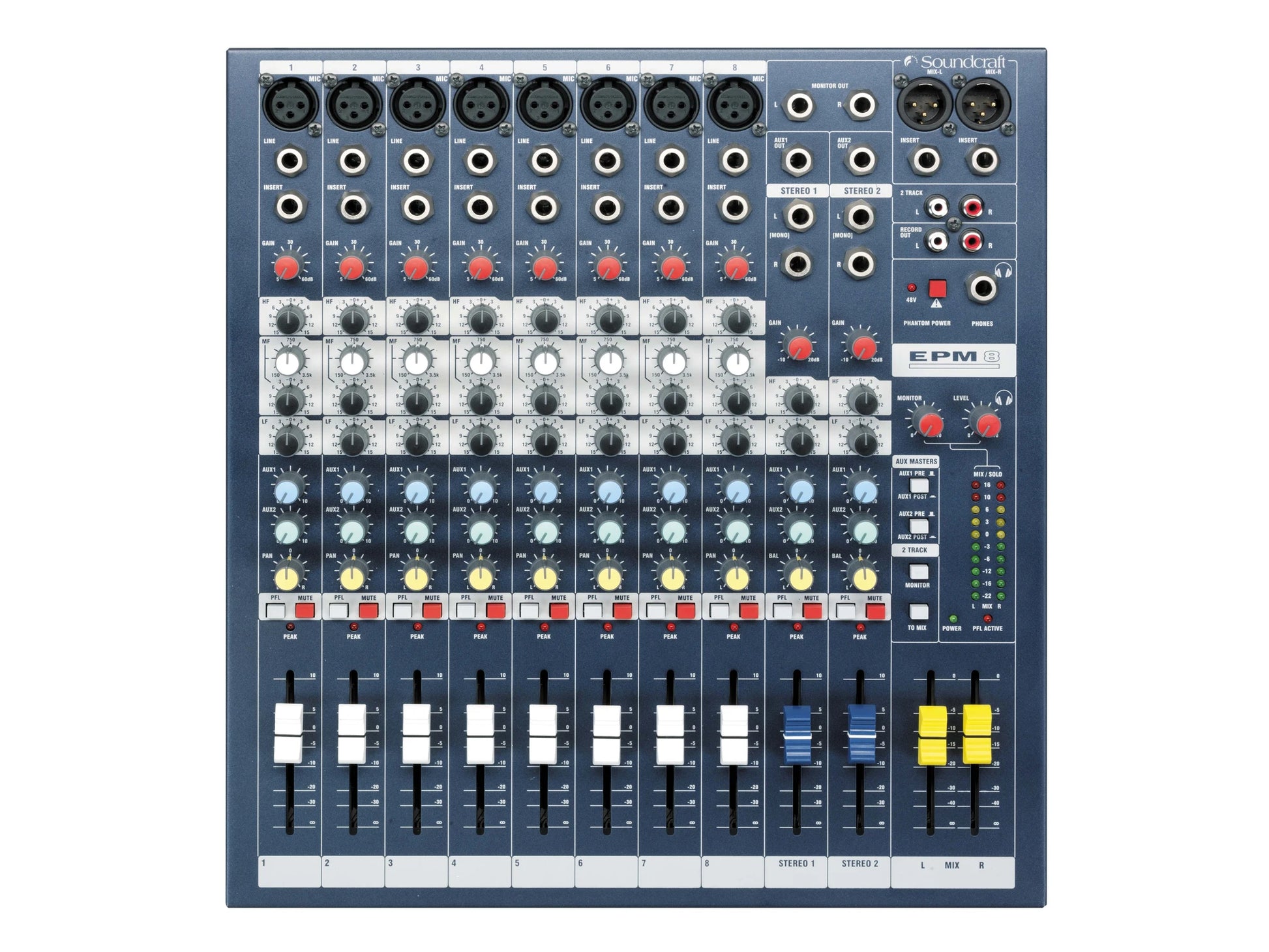 Soundcraft EPM8 High-Performance 8-channel Audio Mixer - 305broadcast