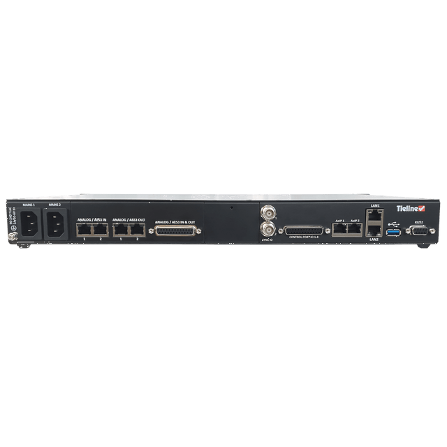 Tieline GATEWAY-16 with WheatNet 16 CH DSP-based 1RU IP codec with WheatnetIP - 305broadcast