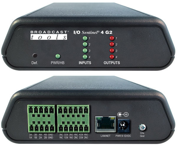 Broadcast Tools I/O Sentinel® 4 G2 – Web-based GPIO Interface