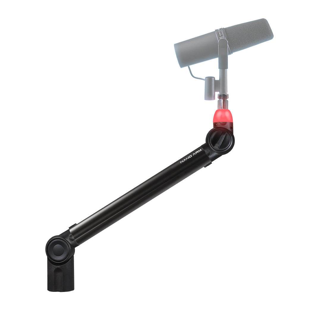 BIQUAD MICROPHONE NANO ARM (with or without ON AIR LIGHT) Two color (BLACK AND GREY) Three different sizes
