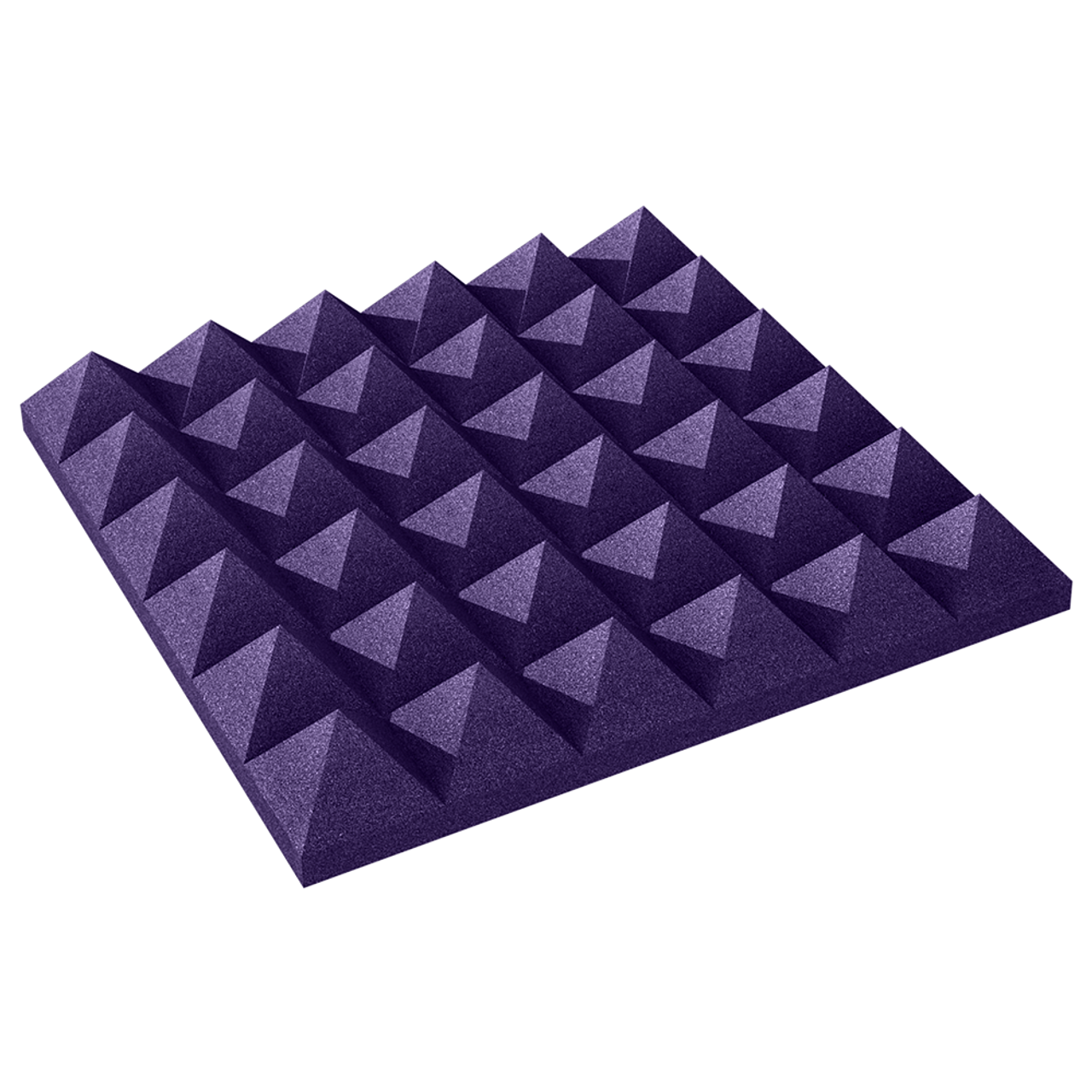 Auralex 2PYR24PUR 2" Studiofoam Pyramid24 Purple