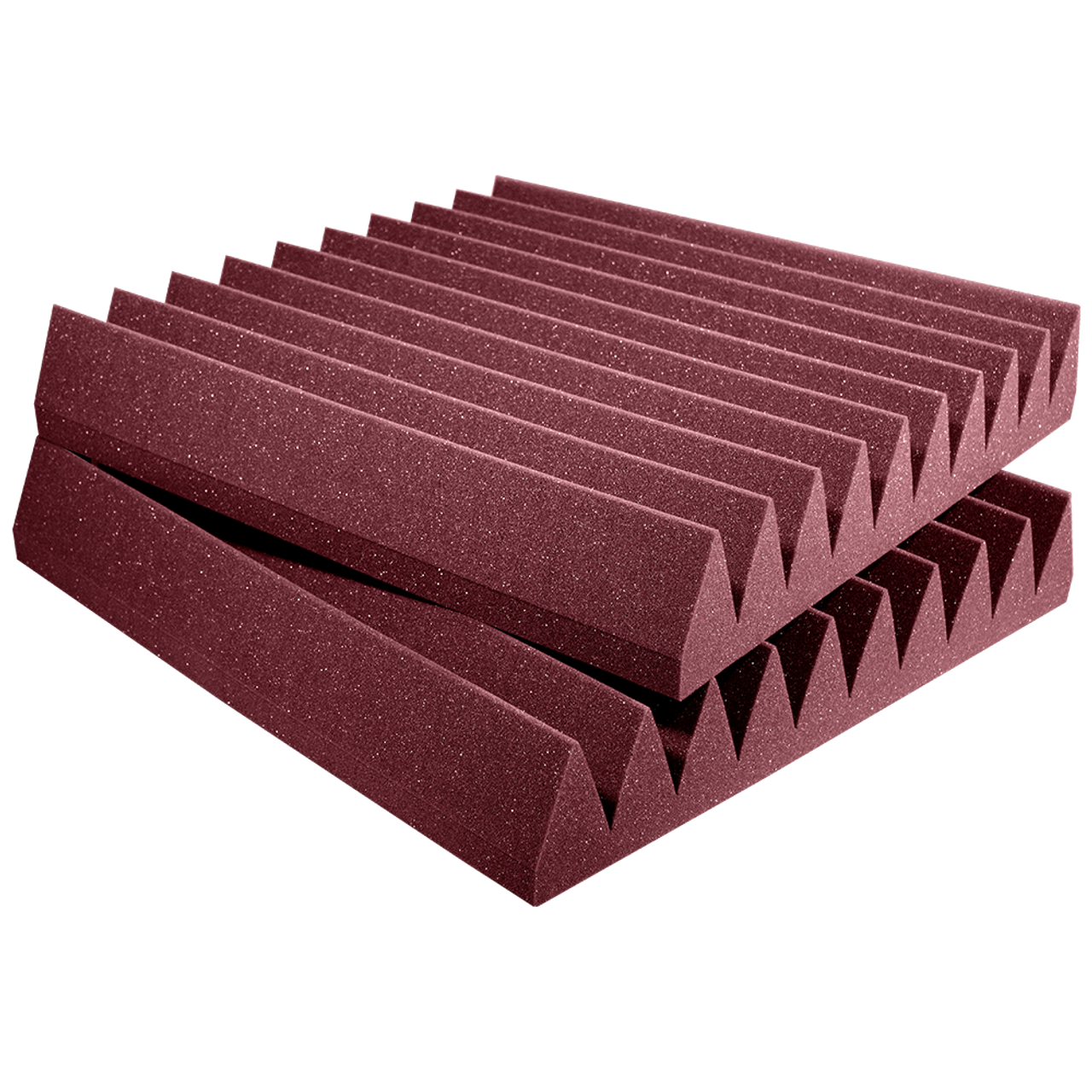 Auralex 1SF24BUR 1" Studiofoam Wedge (Burgundy)