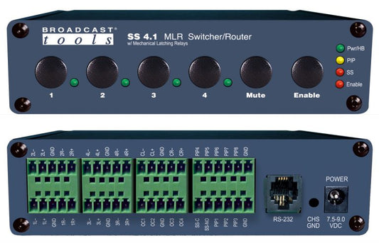 Broadcast Tools SS 4.1 MLR/Term – Terminal Block Switcher/Router