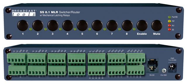 Broadcast Tools SS 8.1 MLR/Term – Terminal Block Switcher/Router