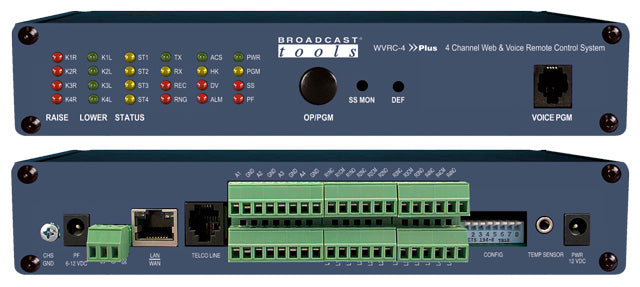 Broadcast Tools WVRC-4 Plus – Web & Voice Dial-up Remote Control