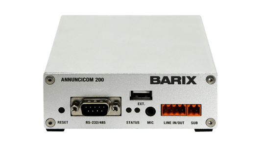 Barix 2008.9090  Annuncicom 200 - 305broadcast