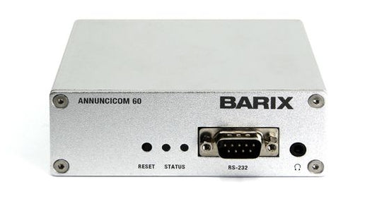 Barix  2012.9120 Annuncicom 60 - 305broadcast