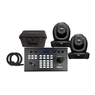 RGBlink RGBLINK-981-9000-07-0 2-Camera with PTZ Controller Streaming Kit (20X Zoom Version)