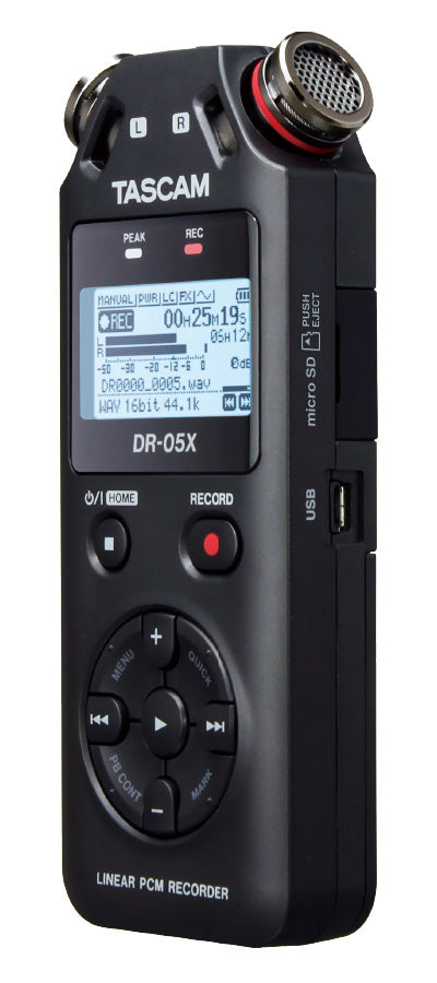 Tascam DR-05X 2-Channel Portable Handheld Recorder With USB Interface