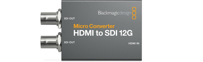 BLACKMAGIC BMD-CONVCMIC/HS/WPSU Micro Converter - HDMI to SDI w/Power Supply - 305broadcast