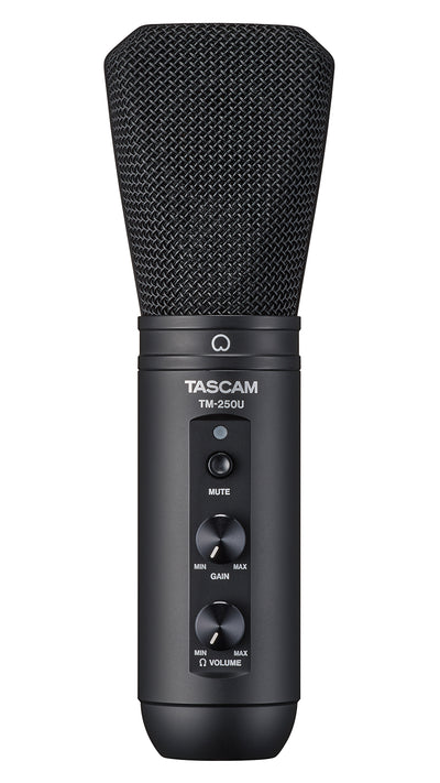 Tascam TM-250U USB Condenser Microphone for Podcasting, Conferencing, Computer Recording, and Online Audio