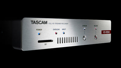 Tascam VS-R264 HD Video Streamer Encoder, Decoder & SD Recorder