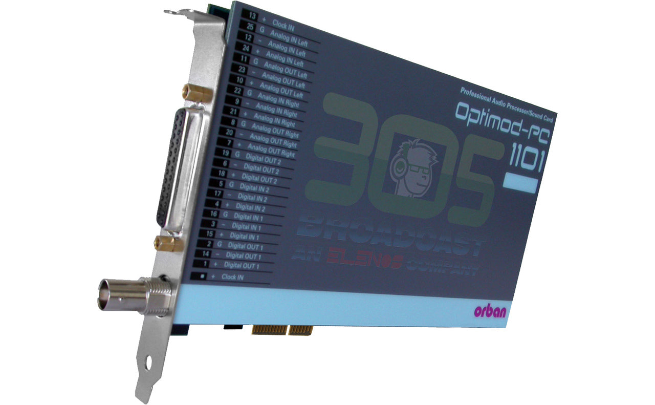 Orban OPTIMOD-PC 1101e Audio Processing Card - 305broadcast