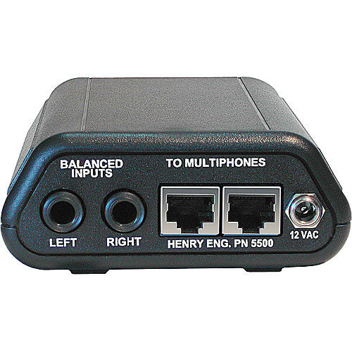 Henry Engineering MULTIPHONES MINI POD™- COMPACT STEREO HEADPHONE AMPLIFIER - 305broadcast