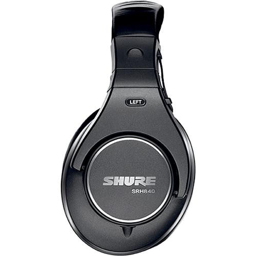 Shure SRH840 Professional Monitoring Headphones - Black - 305broadcast
