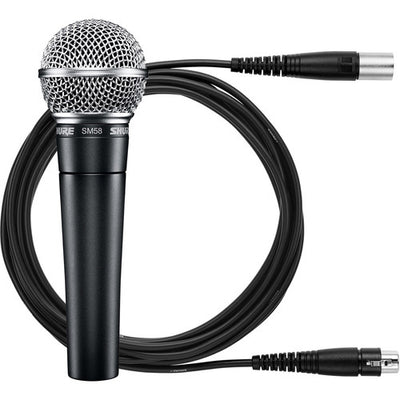 Shure SM58-CN Cardioid Dynamic Vocal Microphone with Cable - 305broadcast
