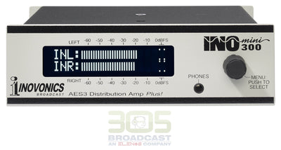 Inovonics INOmini 300 AES Distribution Amp Plus! - 305broadcast
