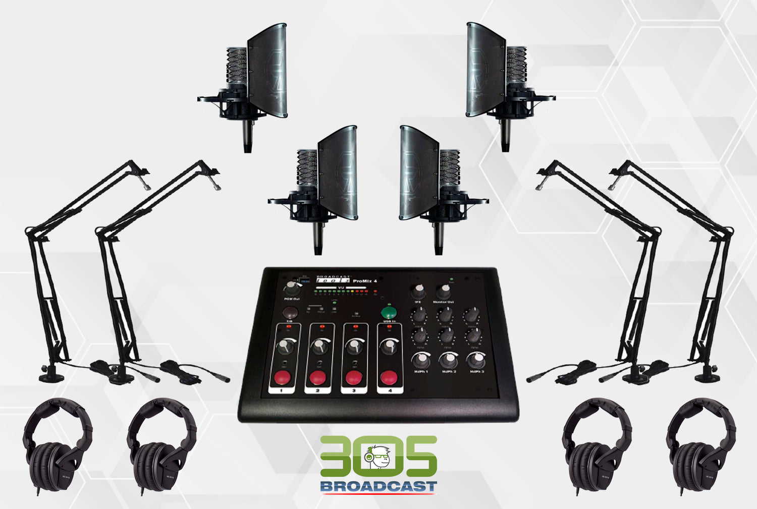 305P - POPCAST KIT FULL PRO - 305broadcast