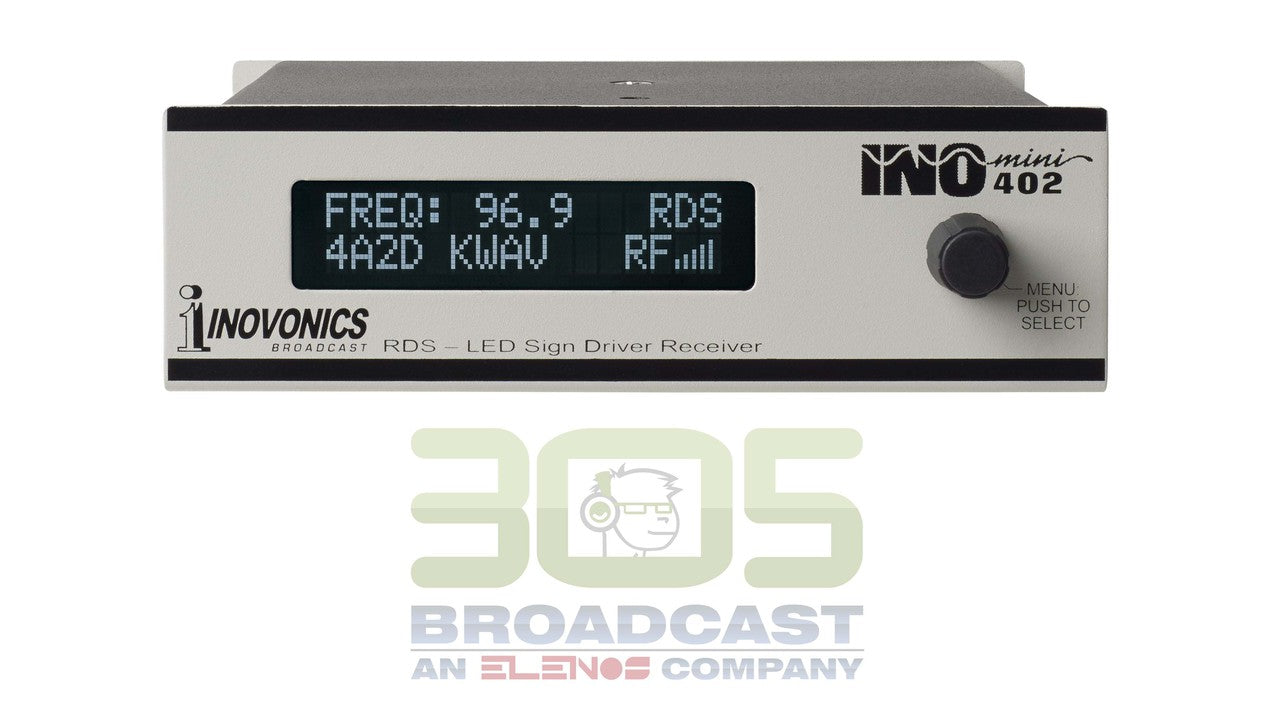 Inovonics INOmini 402 RDS Sign Driver/Receiver - 305broadcast