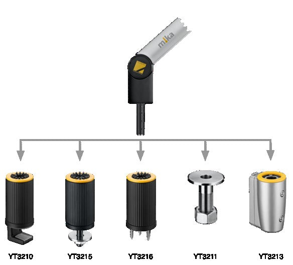 Yellowtec YT3215 Table Through Mount-Dark Grey to Match Mic Arm Base - 305broadcast