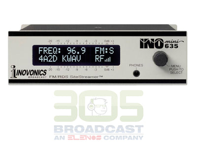 Inovonics 635 INOmini FM/RDS SiteStreamer - 305broadcast