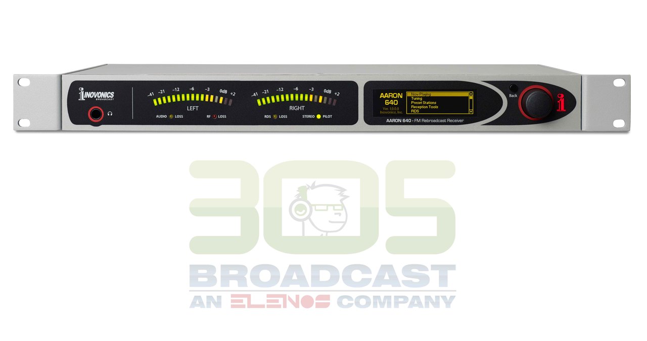 Inovonics 640 AARON FM Re-Broadcast Receiver - 305broadcast