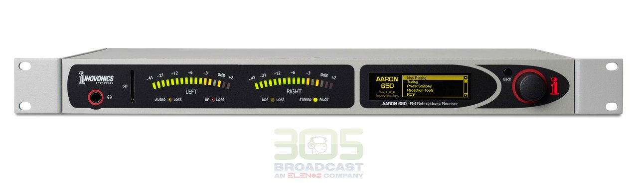 Inovonics 650 AARON FM Re-Broadcast Receiver - 305broadcast