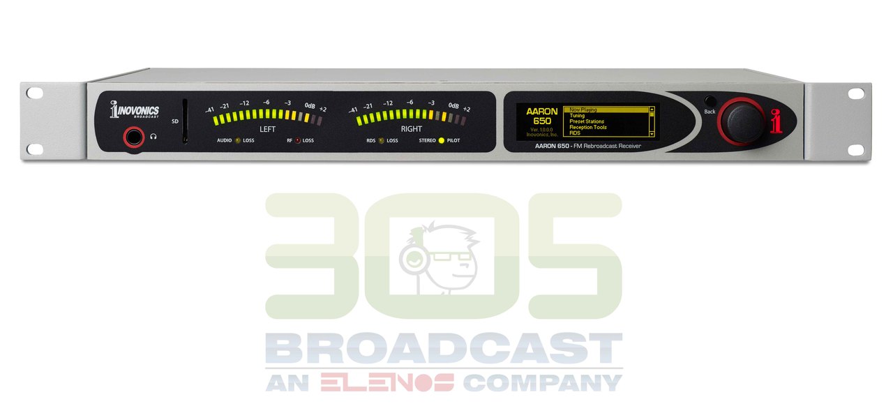 Inovonics 650 AARON FM Re-Broadcast Receiver - 305broadcast