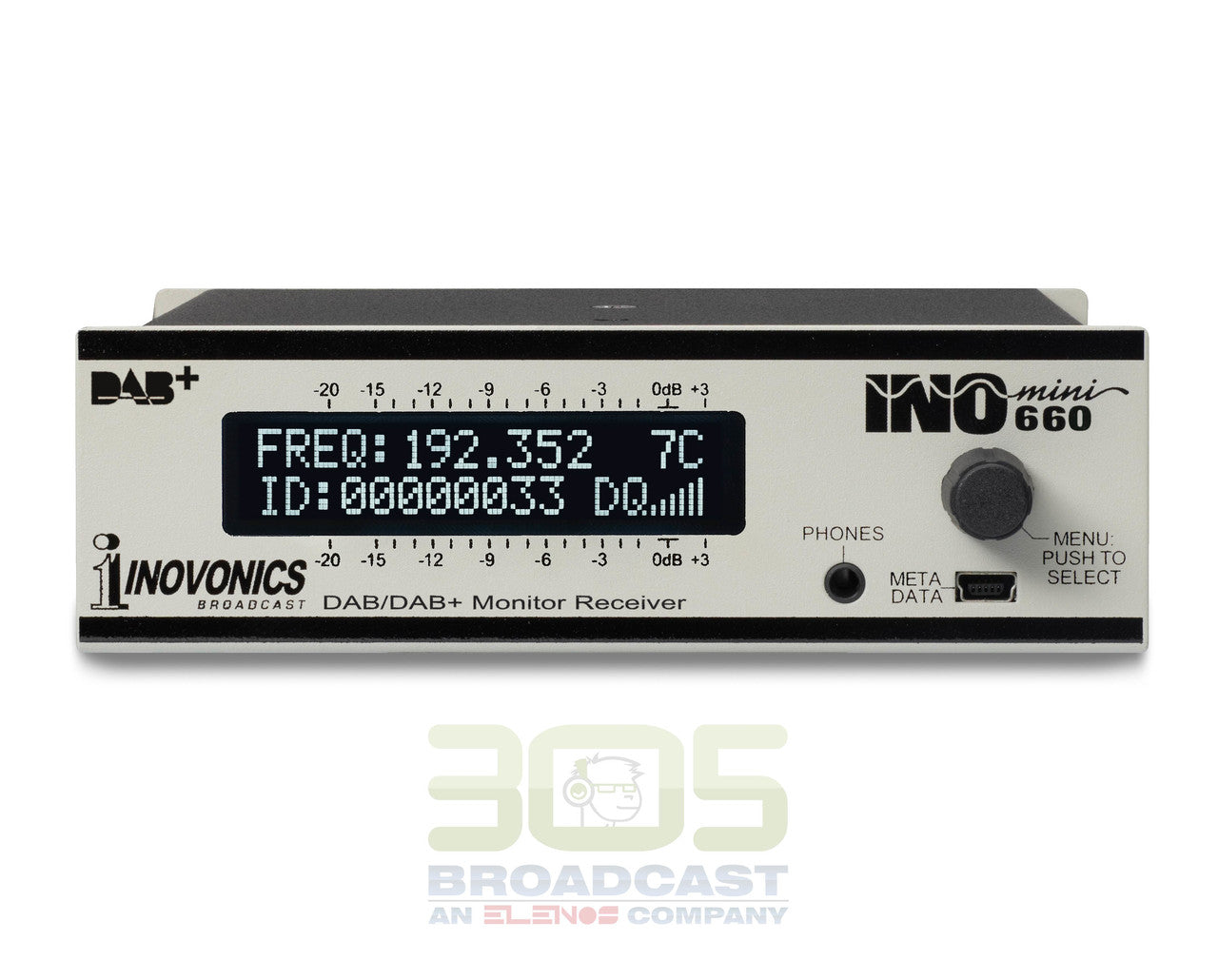 Inovonics 660 - INOmini DAB/DAB+ Monitor Receiver - 305broadcast