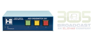 Henry Engineering AES DIGISWITCH 3X1™ - AES Digital Audio Switch - 305broadcast