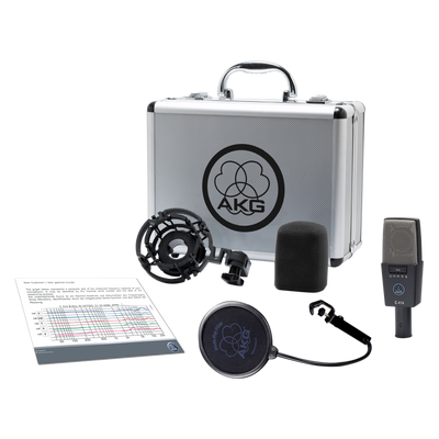 AKG Pro Audio C414 XLS Instrument Condenser Microphone, Multipattern - 305broadcast
