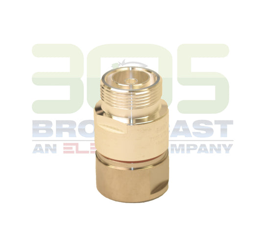 CONNECTOR DIN 7-16 FEMALE STRAIGHT FOR CABLE 7/8" FOAM - 305broadcast
