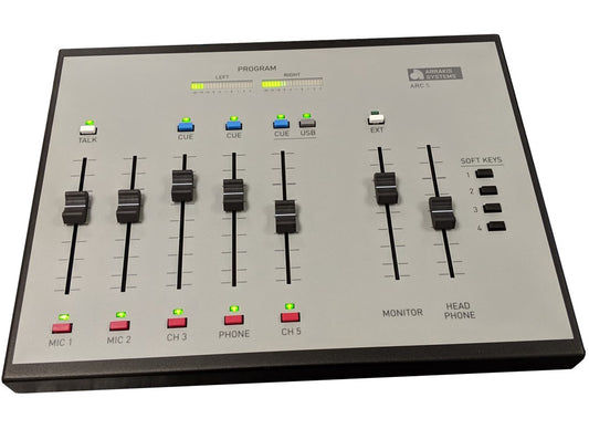 Arrakis ARC-5 - Five Channel Radio Broadcast Console - 305broadcast