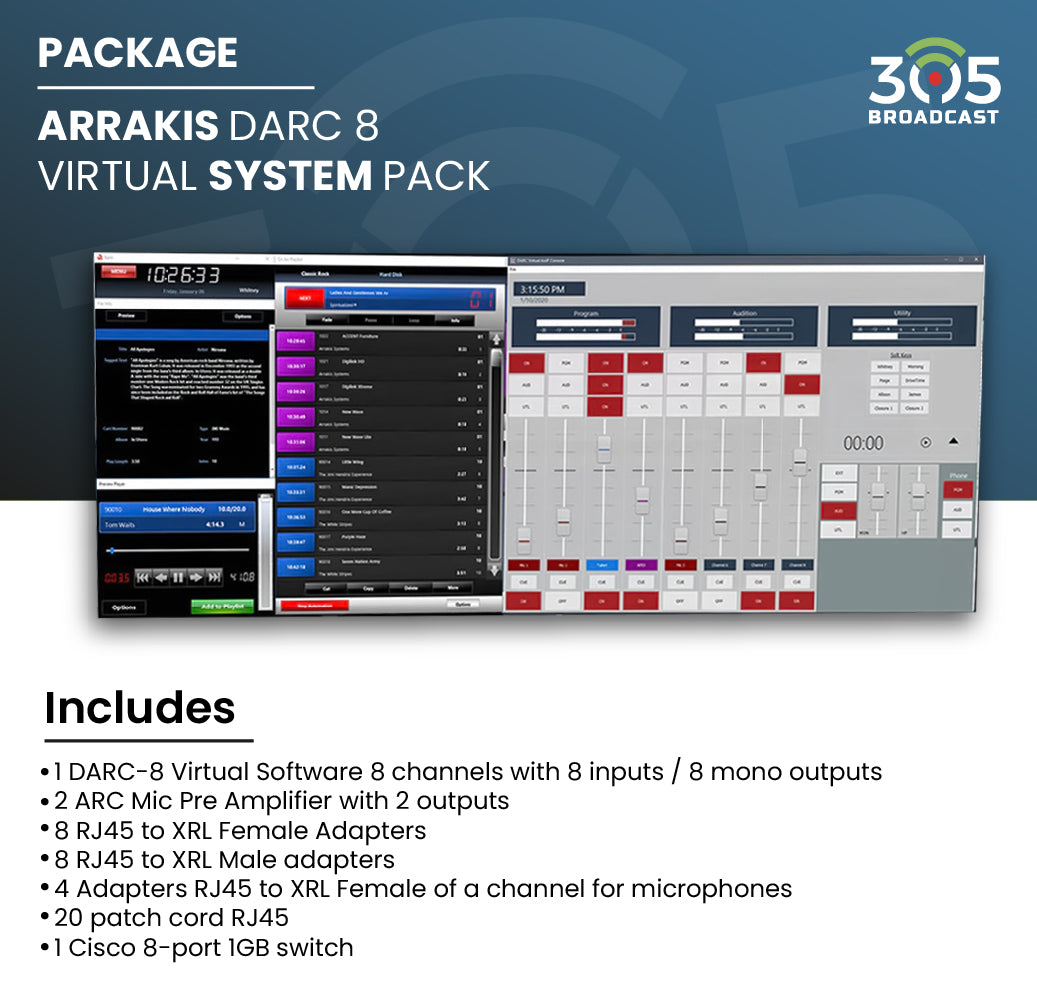 305 BROADCAST - ARRAKIS DARC 8 VIRTUAL SYSTEM PACK - 305broadcast