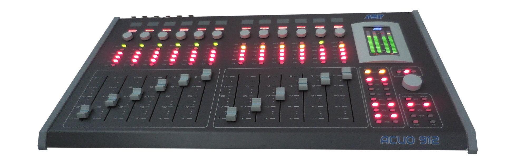 12 Channels Broadcast Consoles 6 Mics + 2 tel Hybrids - 305broadcast