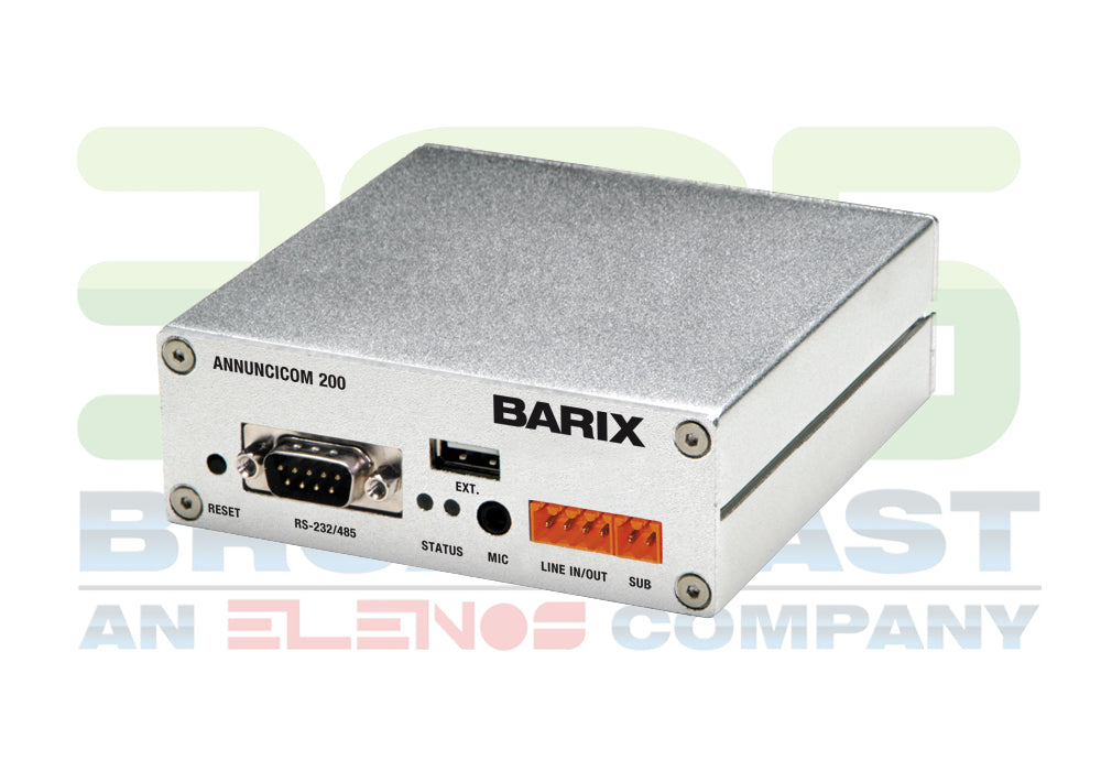 Barix Annuncicom 200 - 305broadcast
