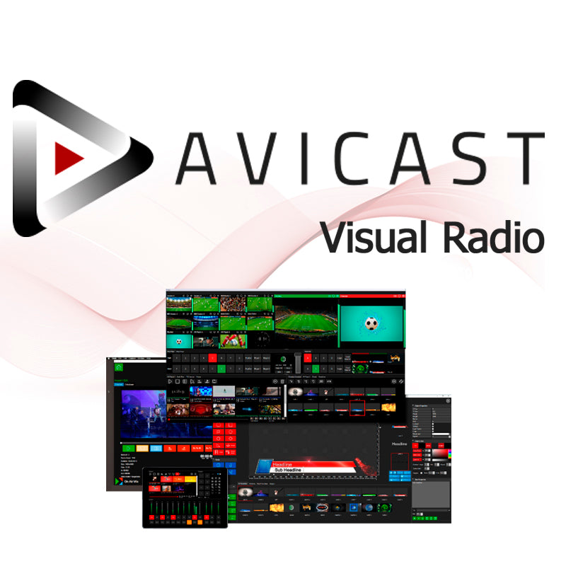 Visual Radio Software - AVICAST - Video Mixer, CG, Playout - 305broadcast