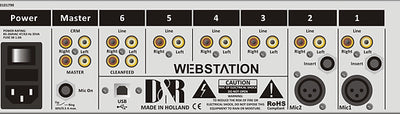 D&R Webstation-USB - Broadcast Radio On-air Console - 305broadcast