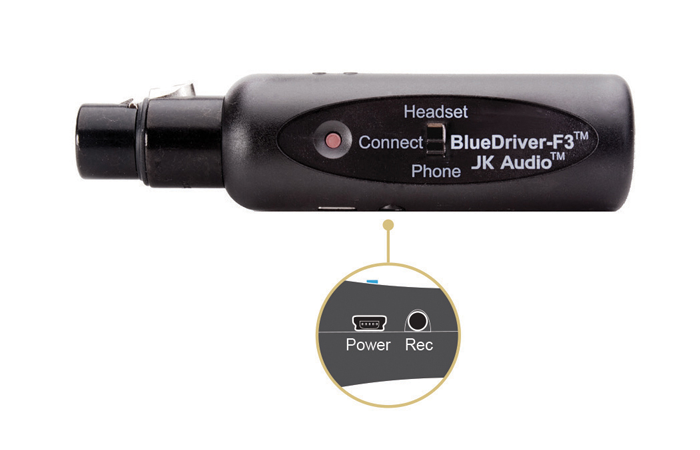 JK Audio BlueDriver-F3 Wireless Audio Interface - 305broadcast