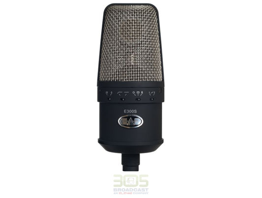 CAD Audio E300S - Large Diaphragm Multi-Pattern Condenser Microphone - 305broadcast