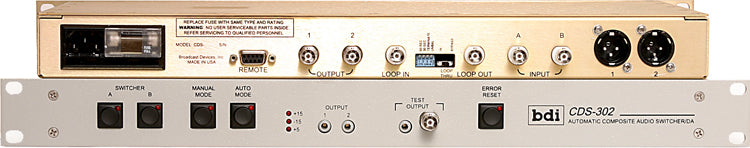 BDI CDS-302 Audio Switcher - 305broadcast