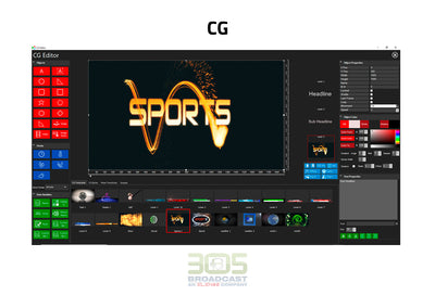 Visual Radio Software - AVICAST - Video Mixer, CG, Playout - 305broadcast