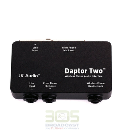 JK AUDIO Daptor Two Wireless Phone Audio Interface - 305broadcast