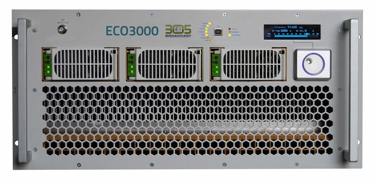 3 KW FM TRANSMITTER - ECO 3000 - 305broadcast