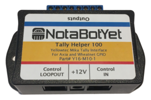 NotaBotYet Tally Helper 100/500 - Interface for Yellowtec Mika Microphone Boom Tally Lights - 305broadcast