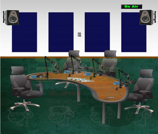 Talk Show Room Studio Premium IP Package - 305broadcast