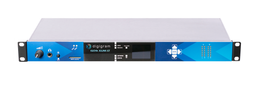 Digigram IQOYA X/LINK-ST 1U Stereo IP Audio Codec with 2 I/O Channels - 305broadcast