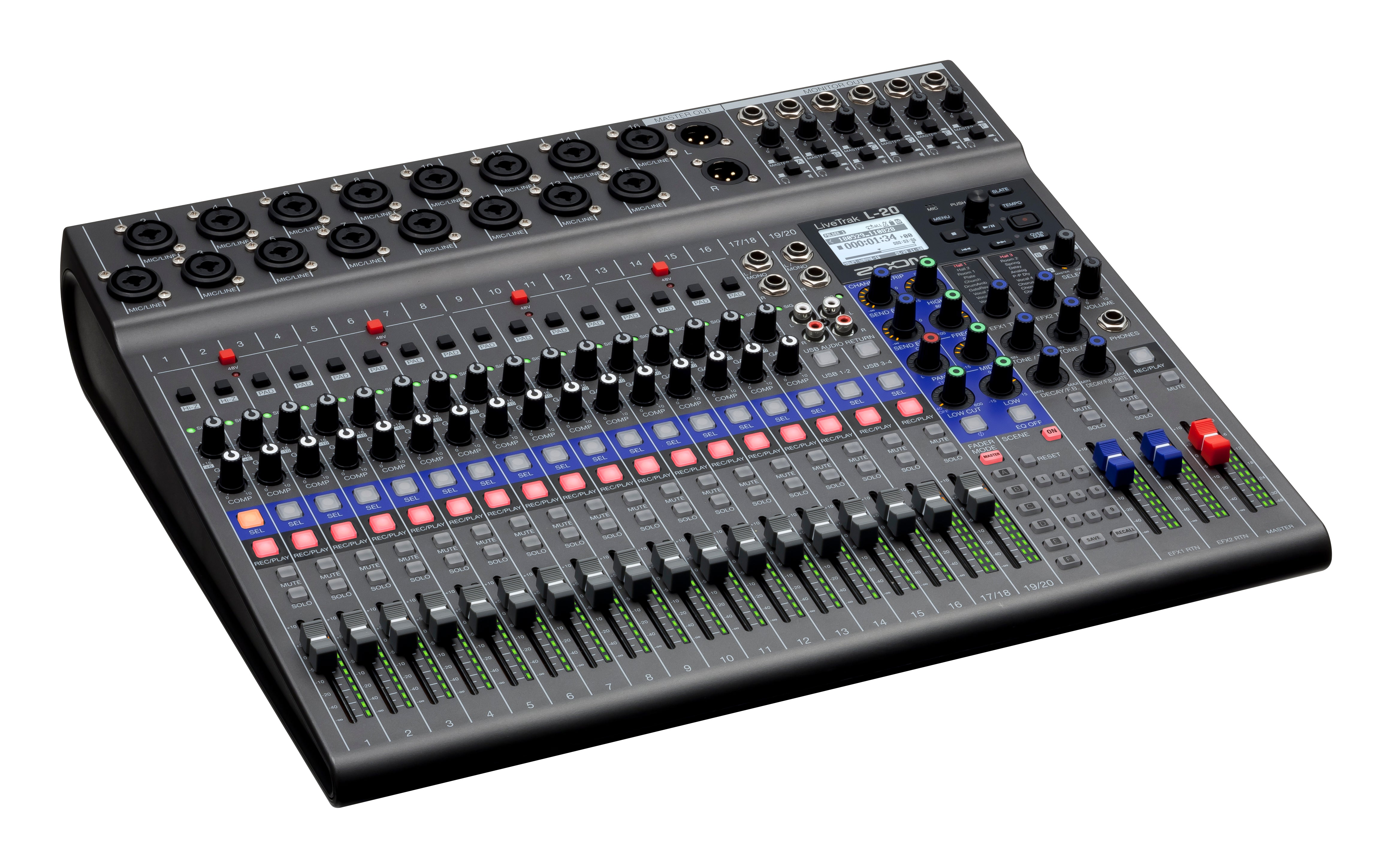 Zoom LiveTrak L-12 - Digital Mixer & Multitrack Recorder – 305broadcast