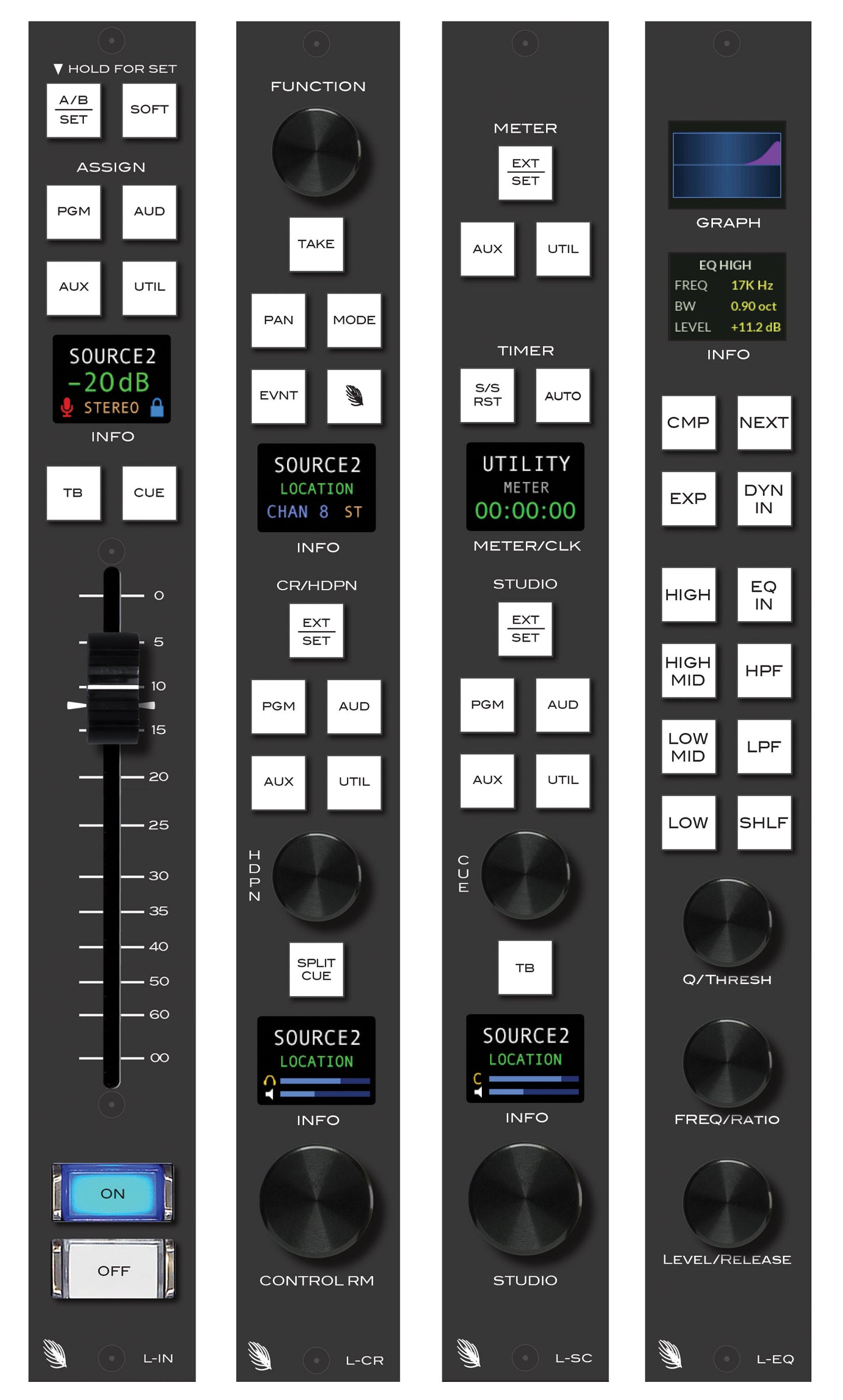 Wheatstone L-Series and L-Series-EQ  -  On Air console - 305broadcast